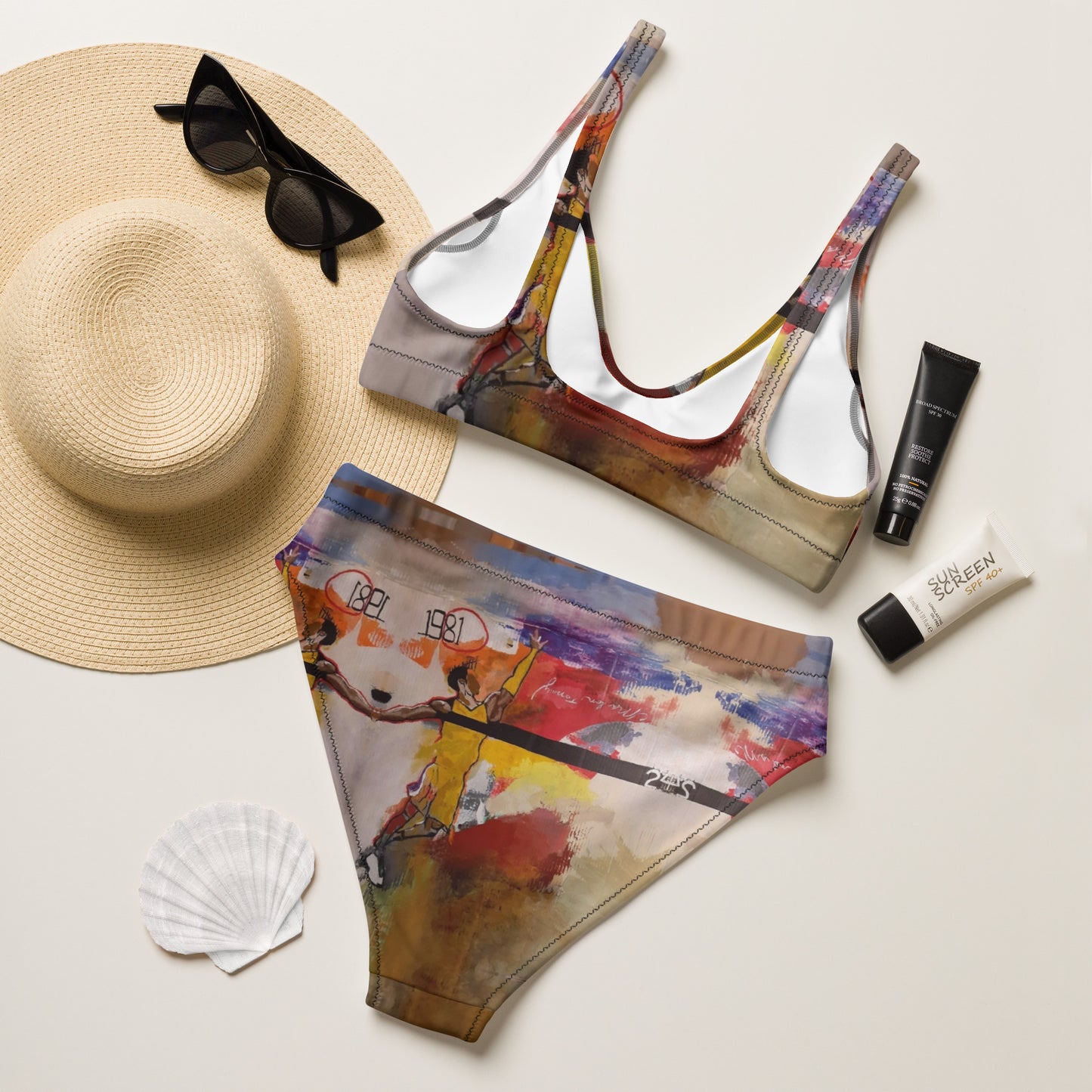 TAF X Mamba high-waisted bikini