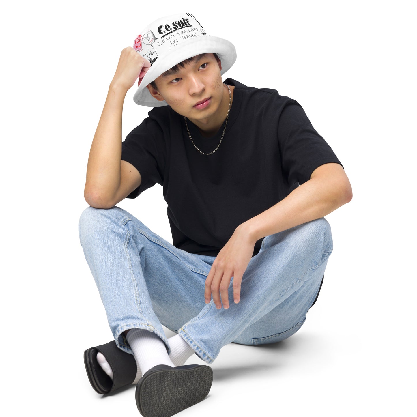 The Art Frauds Evening Reversible bucket hat