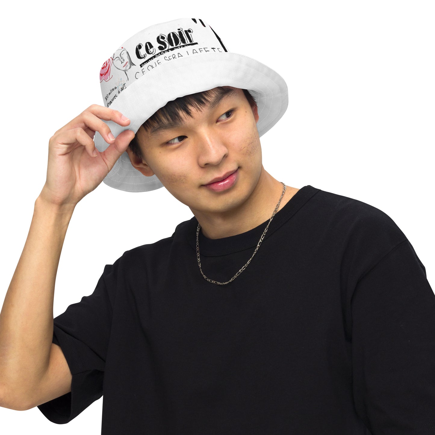 The Art Frauds Evening Reversible bucket hat