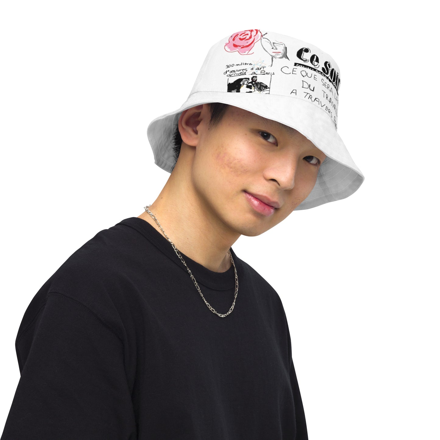 The Art Frauds Evening Reversible bucket hat