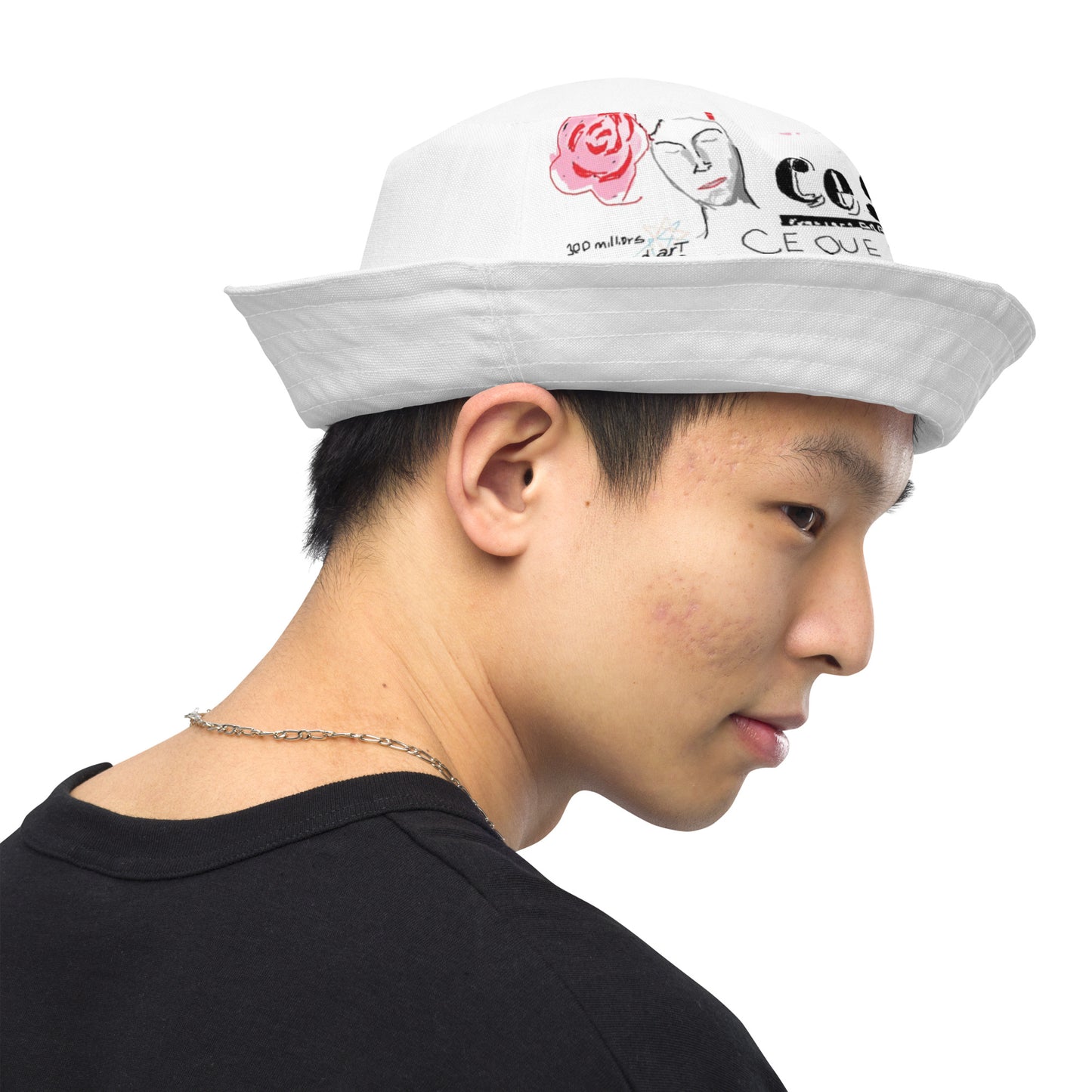 The Art Frauds Evening Reversible bucket hat