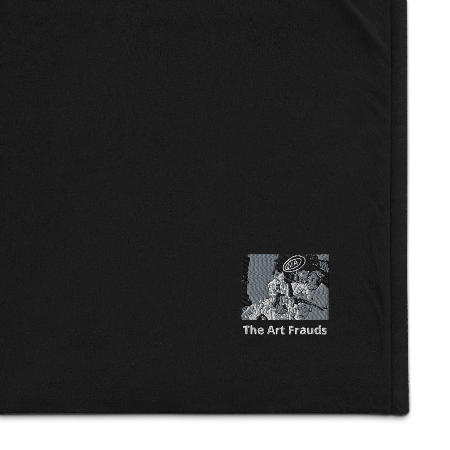 The Art Frauds sherpa blanket