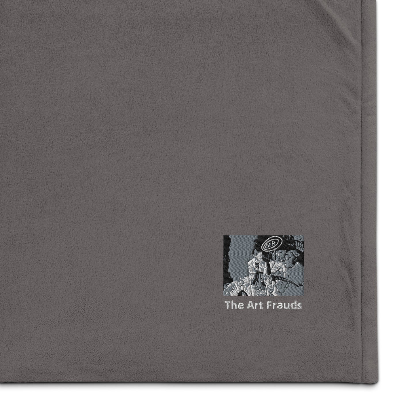 The Art Frauds sherpa blanket