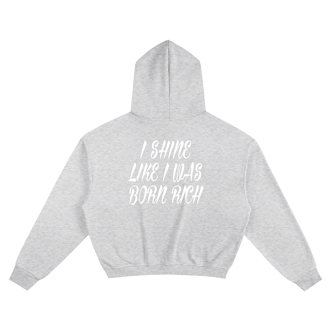 Born Rich Cropped Hoodie - The Art Frauds