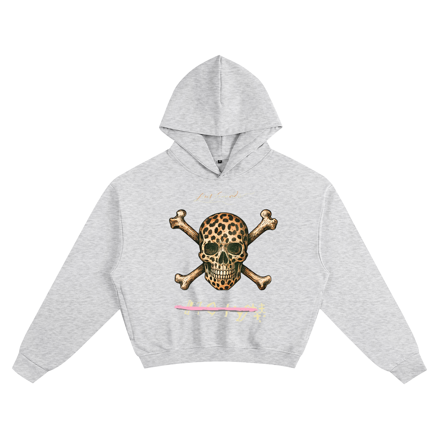 Born Rich Cropped Hoodie - The Art Frauds