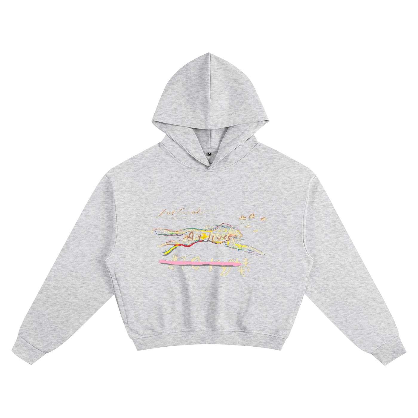 Cheetah Cropped Hoodie - The Art Frauds