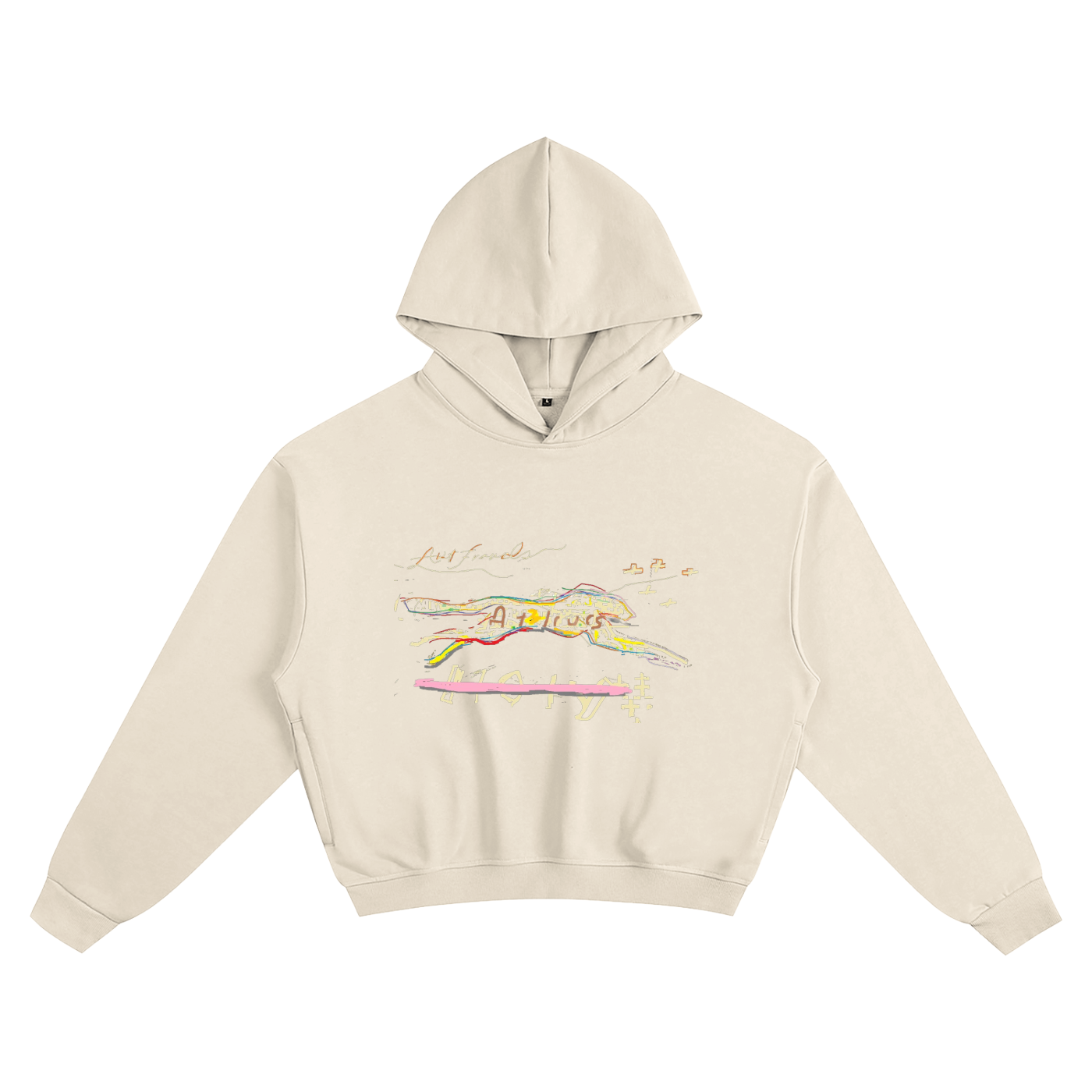 Cheetah Cropped Hoodie - The Art Frauds